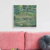Claude Monet Water-Liliy Pond – Japanese bridge Canvas Afdruk (Insitu (Woonkamer))