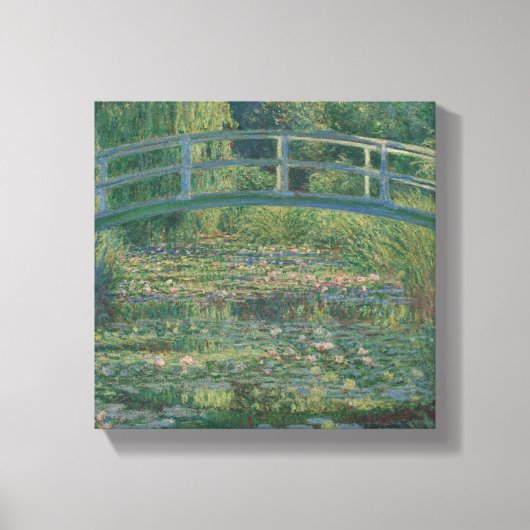 Claude Monet Water-Liliy Pond – Japanese bridge Canvas Afdruk (Voorkant)