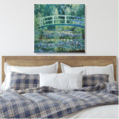 Claude Monet Water-Liliy Pond – Japanese bridge Canvas Afdruk (Insitu (Slaapkamer))