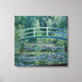 Claude Monet Water-Liliy Pond – Japanese bridge Canvas Afdruk (Voorkant)