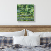 Claude Monet Water-Liliy Pond – Japanische Brücke Canvas Afdruk (Insitu (Slaapkamer))