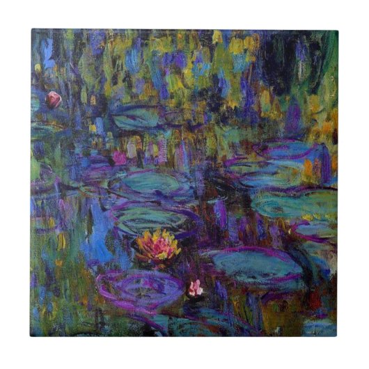 Claude Monet Water Lillies 1917 Tegeltje (Voorkant)