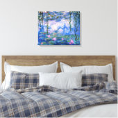Claude Monet Water Lillies 1919 Canvas (Insitu (Slaapkamer))