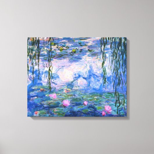 Claude Monet Water Lillies 1919 Canvas Afdruk (Voorkant)