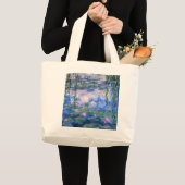 Claude Monet Water Lillies 1919 Grote Tote Bag (Voorkant (product))