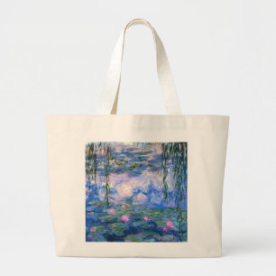 Claude Monet Water Lillies 1919 Grote Tote Bag