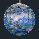 Claude Monet Water Lillies 1919 Keramisch Ornament<br><div class="desc">Titel: Water Lilies Artiest: Claude Monet Jaar: 1919</div>