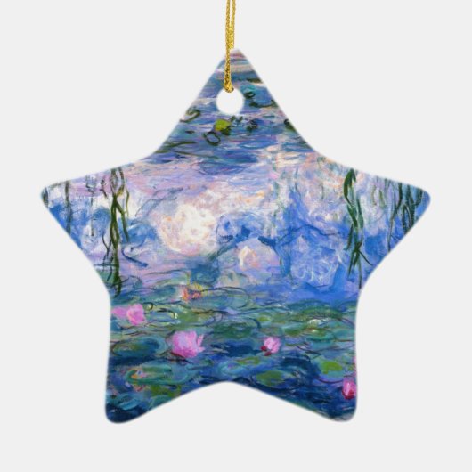 Claude Monet Water Lillies 1919 Keramisch Ornament (Voorkant)