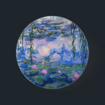 Claude Monet Water Lillies 1919 Ronde Button 5,7 Cm<br><div class="desc">Titel: Water Lilies Artiest: Claude Monet Jaar: 1919</div>