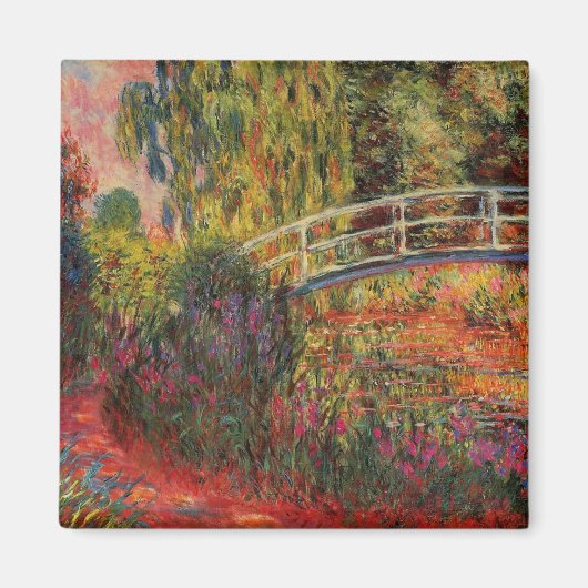 Claude Monet Water Lily Pond 1900 Magneet (Voorkant)