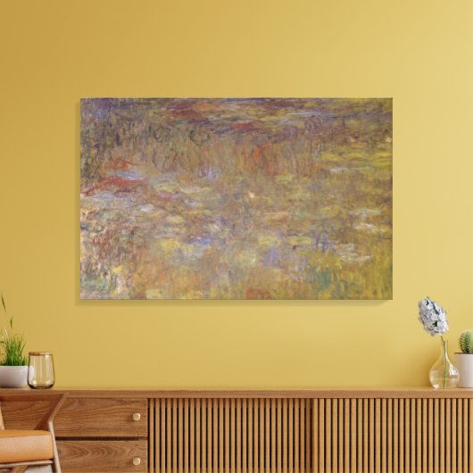 Claude Monet | Water-Lily Pond Canvas Afdruk (Insitu (Woonkamer))