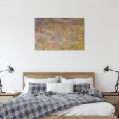 Claude Monet | Water-Lily Pond Canvas Afdruk (Insitu (Slaapkamer))
