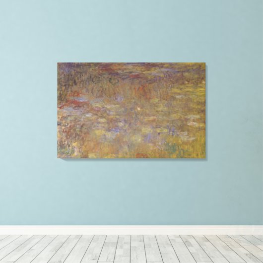 Claude Monet | Water-Lily Pond Canvas Afdruk (Insitu (Houten vloer))