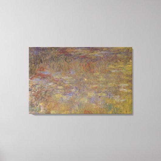 Claude Monet | Water-Lily Pond Canvas Afdruk (Voorkant)