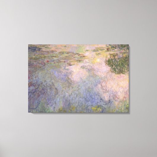 Claude Monet | Water-Lily Pond Canvas Afdruk (Voorkant)