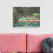 Claude Monet - Water Lily Pond Canvas Afdruk (Insitu (Woonkamer))