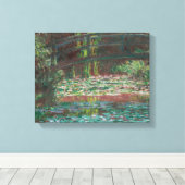 Claude Monet - Water Lily Pond Canvas Afdruk (Insitu (Houten vloer))