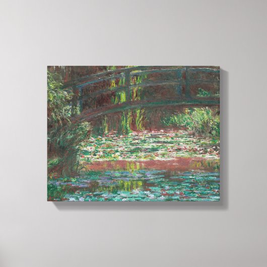 Claude Monet - Water Lily Pond Canvas Afdruk (Voorkant)