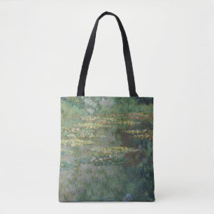 Claude Monet Water Lily Pond Fine Art Gallery Tote Bag