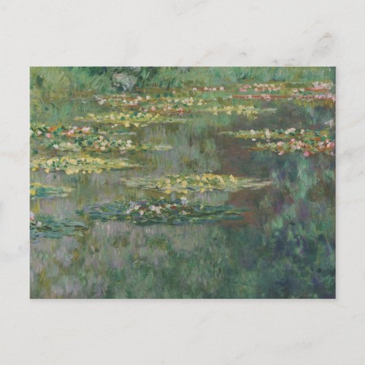 Claude Monet Water Lily Pond Fine Art GalleryHD Briefkaart (Voorkant)