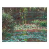Claude Monet - Water Lily Pond Foto Afdruk (Voorkant)