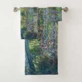 Claude Monet - Water Lily pond, Green Harmony Bad Handdoek (Insitu)