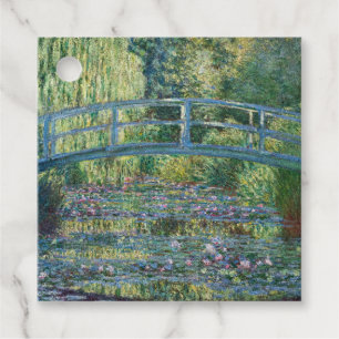 Claude Monet - Water Lily pond, Green Harmony Bedankjes Labels