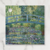 Claude Monet - Water Lily pond, Green Harmony Bedankjes Labels (Voorkant)