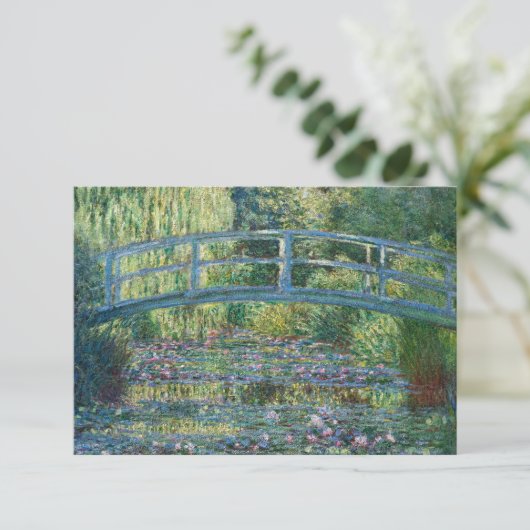 Claude Monet - Water Lily pond, Green Harmony Bedankkaart (Staand voorkant)