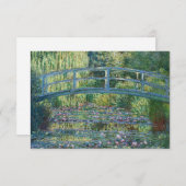 Claude Monet - Water Lily pond, Green Harmony Bedankkaart (Voorkant / Achterkant)