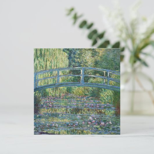 Claude Monet - Water Lily pond, Green Harmony Bedankkaart (Staand voorkant)