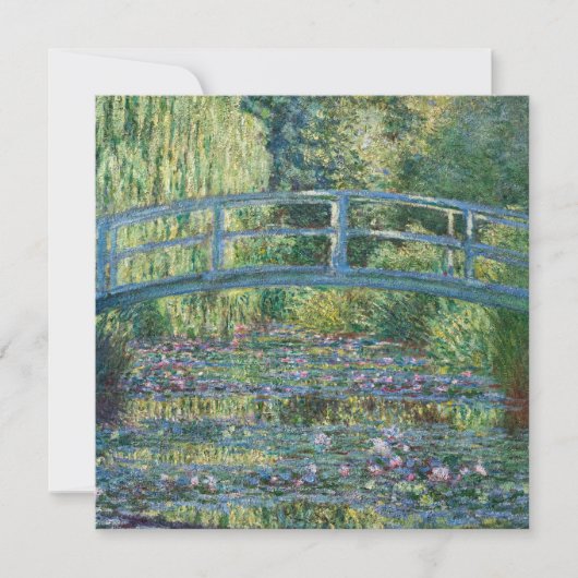 Claude Monet - Water Lily pond, Green Harmony Bedankkaart (Voorkant)