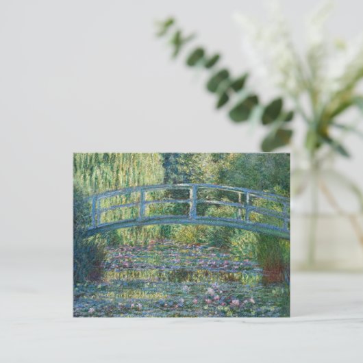 Claude Monet - Water Lily pond, Green Harmony Briefkaart (Staand voorkant)