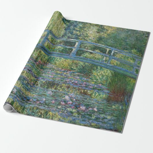 Claude Monet - Water Lily pond, Green Harmony Cadeaupapier (Uitgerold)