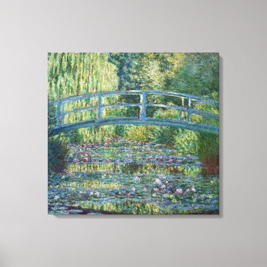 Claude Monet - Water Lily pond, Green Harmony Canvas Afdruk (Voorkant)