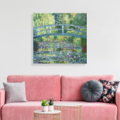 Claude Monet - Water Lily pond, Green Harmony Canvas Afdruk (Insitu (Woonkamer))