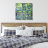 Claude Monet - Water Lily pond, Green Harmony Canvas Afdruk (Insitu (Slaapkamer))