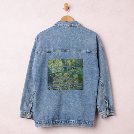 Claude Monet - Water Lily pond, Green Harmony Denim Jacket (Hangar)