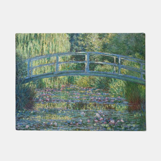 Claude Monet - Water Lily pond, Green Harmony Deurmat (Voorkant)