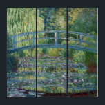 Claude Monet - Water Lily pond, Green Harmony Drieluik<br><div class="desc">Water Lily pond,  Green Harmony / Le Bassin aux Nympheas,  Harmonie Verte van Claude Monet in 1899</div>