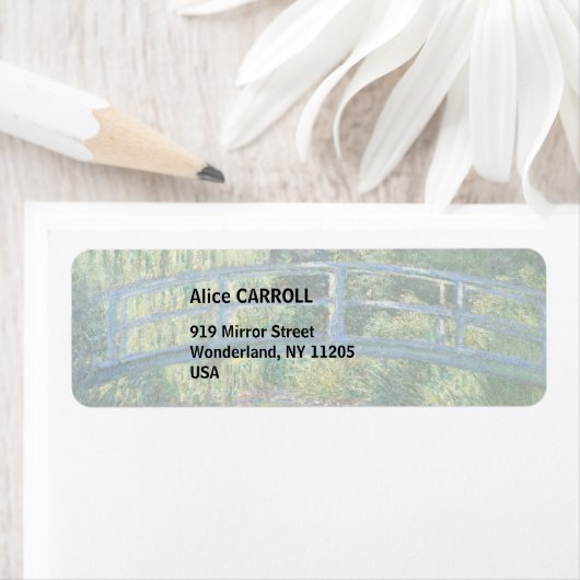 Claude Monet - Water Lily pond, Green Harmony Etiket (Insitu)