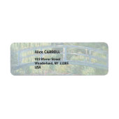 Claude Monet - Water Lily pond, Green Harmony Etiket (Voorkant)