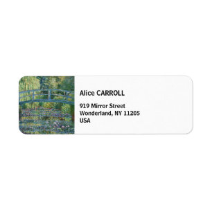 Claude Monet - Water Lily pond, Green Harmony Etiket