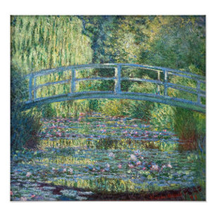 Claude Monet - Water Lily pond, Green Harmony Foto Afdruk