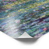 Claude Monet - Water Lily pond, Green Harmony Foto Afdruk (Hoek)