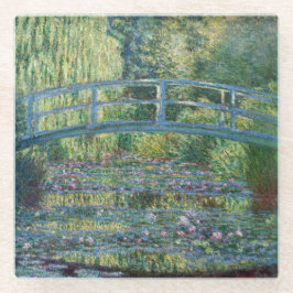 Claude Monet - Water Lily pond, Green Harmony Glazen Onderzetter