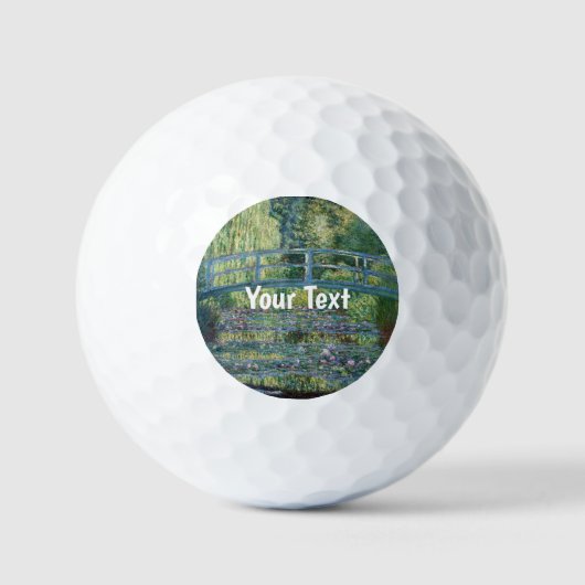 Claude Monet - Water Lily pond, Green Harmony Golfballen (Voorkant)