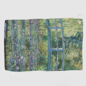 Claude Monet - Water Lily pond, Green Harmony Golfhanddoek (Horizontaal)