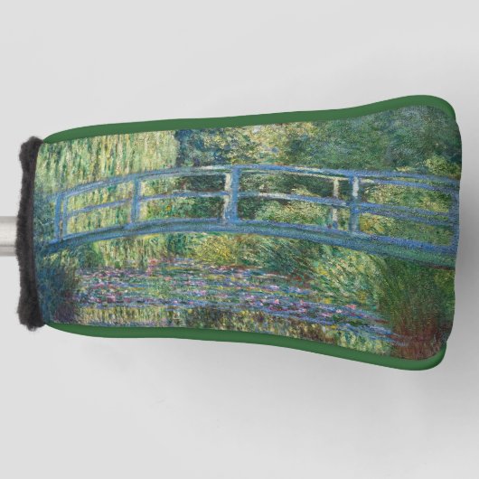 Claude Monet - Water Lily pond, Green Harmony Golfheadcover (Voorkant)