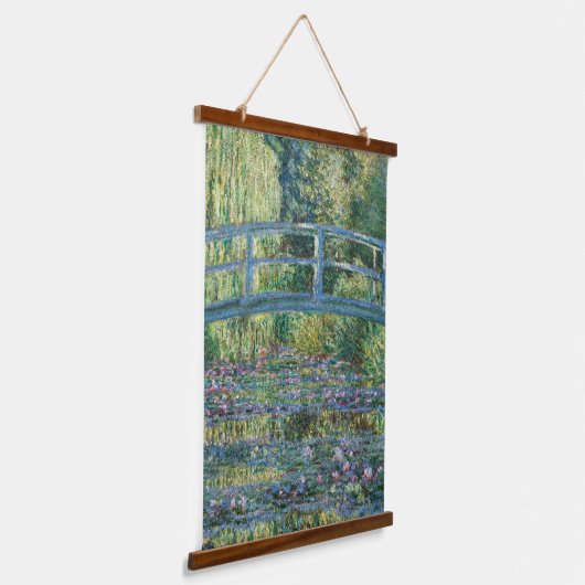Claude Monet - Water Lily pond, Green Harmony Hangend Wandkleed (Gebogen)